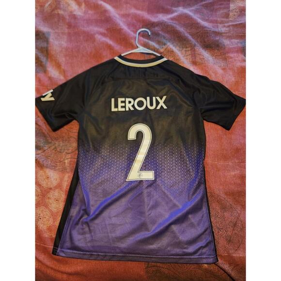 Orlando Pride 2021/2022 USA Rare Ad Astra Leroux Home Soccer Jersey Size Men's M